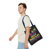 BLACK GAY PROUD TOTE BAG