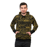 EAUX - GOLD AOP PULLOVER HOODIE