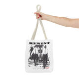 RESIST-BLACK TOTE BAG