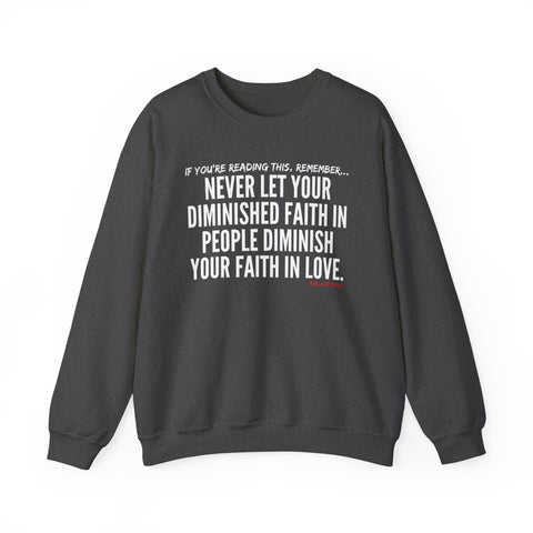 DIMINISHED FAITH UNISEX SWEATSHIRT
