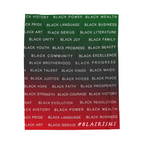 BLACK MAGIC - RBG PLUSH BLANKET