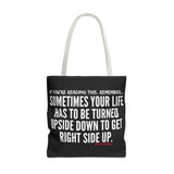 UPSIDE DOWN TOTE BAG