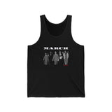 MARCH - WHITE UNISEX TANK TOP