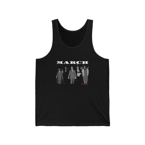 MARCH - WHITE UNISEX TANK TOP