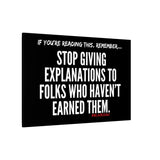 EXPLANATION CANVAS ART