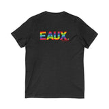EAUX RAINBOW UNISEX V-NECK T-SHIRTS