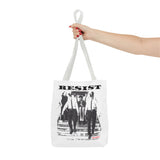 RESIST-BLACK TOTE BAG