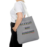 BLACK WOMAN RAINBOW TOTE BAG