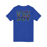 COUNT IT ALL JOY UNISEX V-NECK  T-SHIRTS