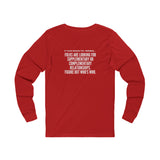 FIGURE OUT UNISEX LONG SLEEVE T-SHIRT