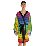 BLACK MAGIC RAINBOW BLACK  KIMONO