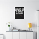 JESUS SAID CANVAS ART