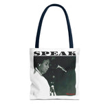 SPEAK - BLACK TOTE BAG