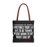 UPSIDE DOWN TOTE BAG