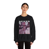 STAND - WHITE UNISEX SWEAT SHIRT
