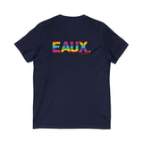 EAUX RAINBOW UNISEX V-NECK T-SHIRTS