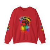 BLACK GAY PROUD FIST UNISEX SWEATSHIRTS
