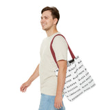 BLACK MAGIC - BLACK LETTERS TOTE BAG