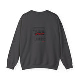 REACH FOR SOMETHING - BLACK RED UNISEX SWEAT SHIRT
