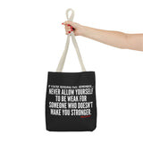 MAKE YOU STRONGER TOTE BAG