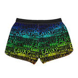 EAUX - RAINBOW WOMEN'S CASUAL SHORTS