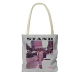 STAND - BLACK TOTE BAG