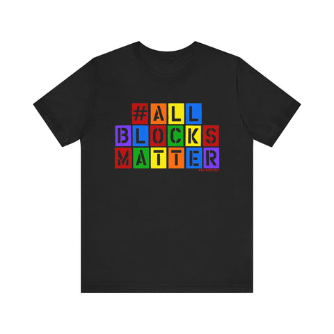 ALLBLOCKSMATTER Multi UNISEX SHORT SLEEVE T-SHIRT