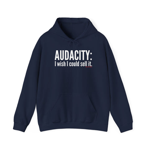 Audacity_white UNISEX HOODIE