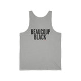 BEAUCOUP BLACK - BLACK UNISEX TANK TOP