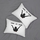 LOOK AT GAWD WHITE LUMBAR PILLOW
