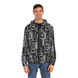 EAUX WHITE AOP ZIP HOODIE
