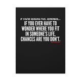 WHERE YOU FIT CANVAS ART
