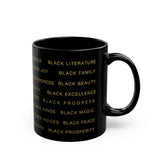 BLACK MAGIC - BLACK GOLD CERAMIC MUG-BLACK 11OZ, 15OZ