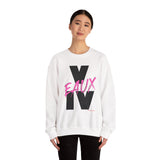 V EAUX IV - BLACK W/ PINK EAUX UNISEX SWEAT SHIRT
