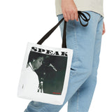 SPEAK - BLACK TOTE BAG