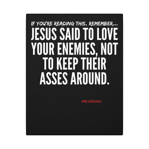 JESUS SAID CANVAS ART