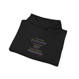 BLACK QUEER RAINBOW UNISEX HOODIE