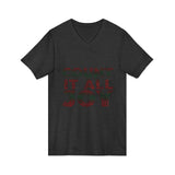 COUNT IT ALL JOY-RBG UNISE V-NECK T-SHIRTS