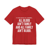ALL BLOOD UNISEX SHORT SLEEVE T-SHIRT