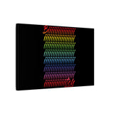 BIIIIIITCH RAINBOW CANVAS ART