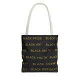 BLACK MAGIC - GOLD LETTERS TOTE BAG