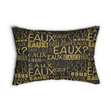 EAUX - GOLD LUMBAR PILLOW