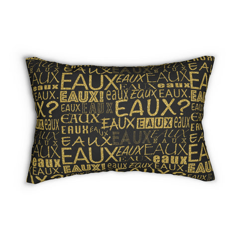 EAUX - GOLD LUMBAR PILLOW