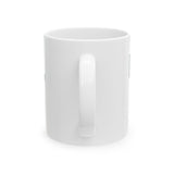 BLACK PEOPLE I LOVE YOU - BLACK CERAMIC MUG WHITE 150Z