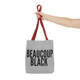 BEAUCOUP BLACK - BLACK UNISEX TOTE BAG