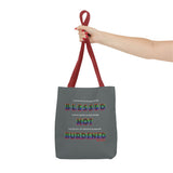 BLACK QUEER RAINBOW TOTE BAG