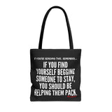 HELP THEM PACK TOTE BAG