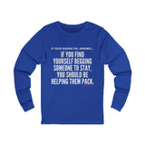 HELP THEM PACK UNISEX LONG SLEEVE T-SHIRT
