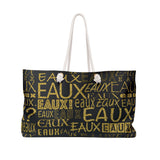 EAUX - GOLD WEEKENDER BAG
