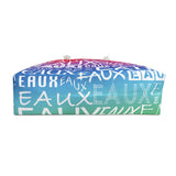 EAUX WHITE ON RAINBOW WEEKENDER BAG